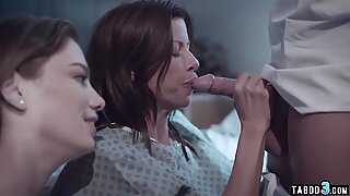 Milfy przeżywa doświadczenie seksualne z personelem Szpital