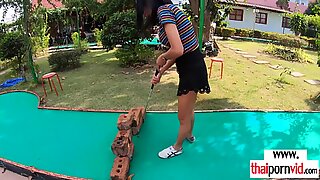 Big bocce grandi amatoriale thai slut noom ama i giochi con la palla
