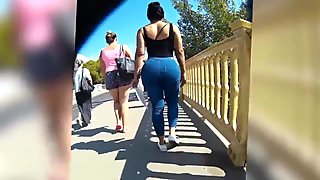 Candid PERFECT HourglASS Booty Latina in Motion MUST WATCH!