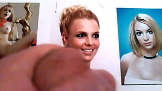 Britney Spears teen, milf and Teagan Presley cum tribute