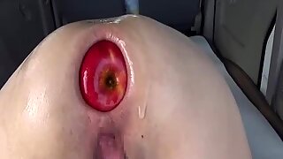 Extreme anal fisting and XXL apple insertions