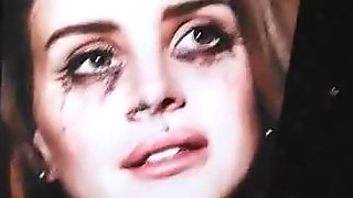 Lana Del Rey Cumshot Tribute celebrity facial