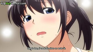 Hentai busty teen maid gets fucked at home